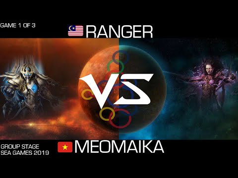 Ranger (P) [MY] vs. MeomaikA (Z) [VN]  Game 1 [StarCraft 2 Group Stage SEA GAMES 2019]