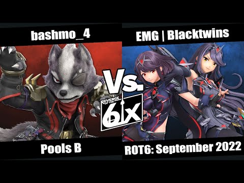 ROT6 September Pools B - bashmo_4 (Wolf) vs EMG | Blacktwins (Aegis) SSBU Singles
