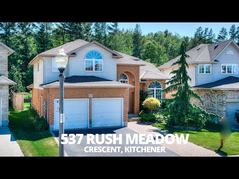 Nature In The City - 537 Rush Meadow Crescent - Kitchener Real Estate Video