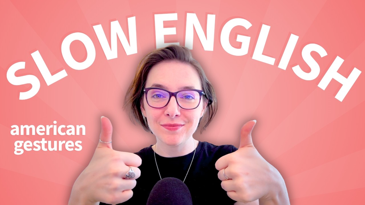 DON'T use your hands wrong! | slow English listening practice comprehensible input