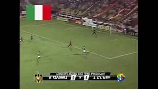 Union Española 3 - 3 Audax Italiano | Campeonato Apertura 2005