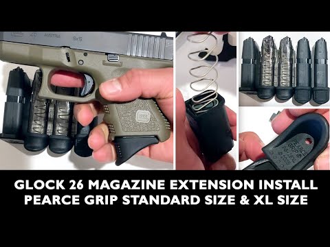 Pearce Grip Extension Comparison - Glock 26