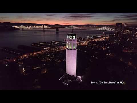 San Francisco, California - 4K Drone Feb 2018 / FKJ - Go Back Home