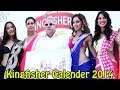 Vijay Mallya With Models Launched Kingfisher Calender 2014