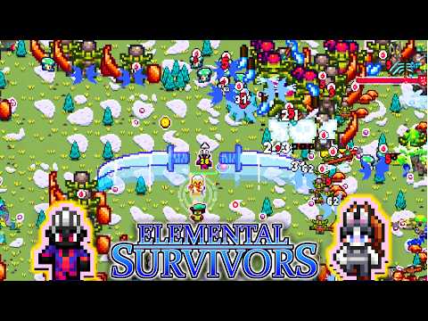 I Found A Secret Technique To Destroy All Bosses in Elemental Survivors