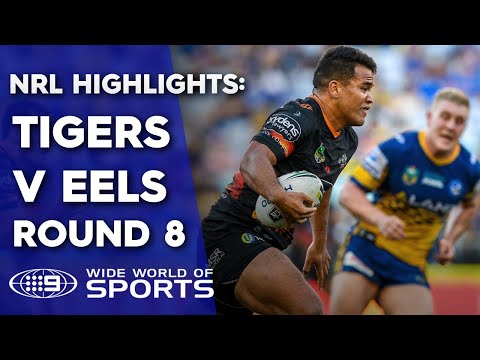 NRL Highlights  Parramatta Eels v Wests Tigers - Round 8