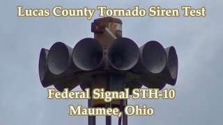 preview picture of video 'Maumee, OH Federal STH-10 Siren Test 10-3-14'