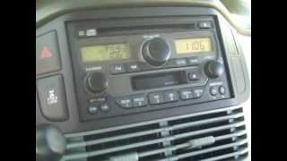 2005 Honda pilot radio code error #3