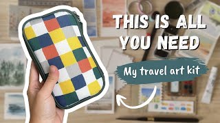 My watercolor supplies & tips to paint anywhere ✧