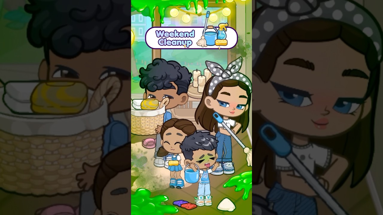 Turn Your FAMILY into Cleanup Champions This Weekend! 🧽🫧🧹 Dopples World