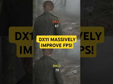 Massively Improve FPS! Silent Hill 2 DX11 vs. DX12 #gaming #rtx4070benchmarks #rtx