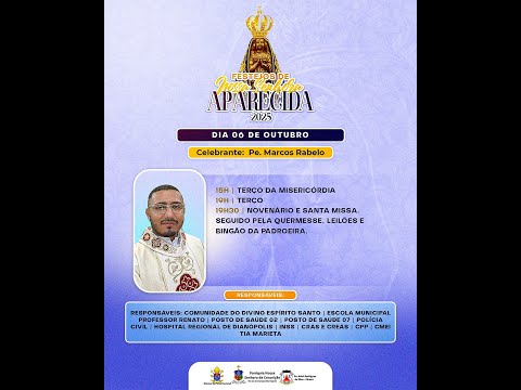 4º dia - Novena a Nossa Senhora da Conceição Aparecida