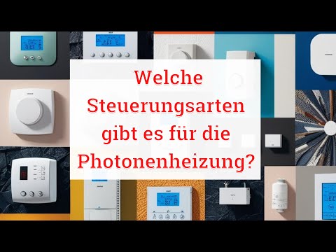 Steuerungsarten der Photonenheizung