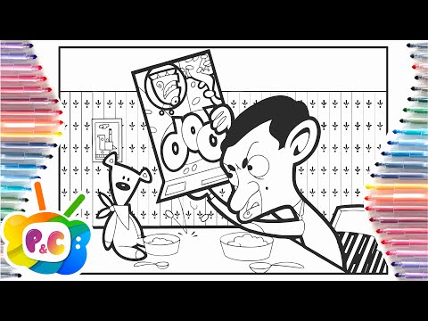 Mr bean coloring pages / Mr Bean breakfast /Syn Cole - Feel Good [NCS Release]