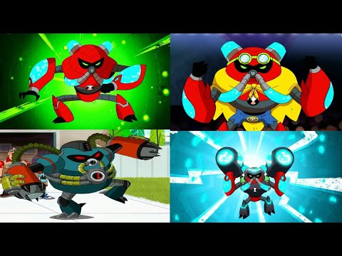 Ben 10: All Overflow/Undertow Transformations