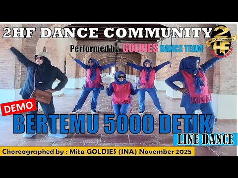 #DEMO #BERTEMU 5000 #DETIK #linedance | #titidj #thomasdjorghi | Choreo : Mita Goldies - Nov 2025