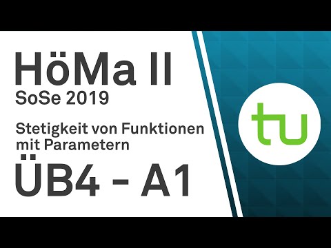 Übungsblatt 4, Aufgabe 1 -- TU Dortmund, Höhere Mathematik II (BCI/BW/MLW)