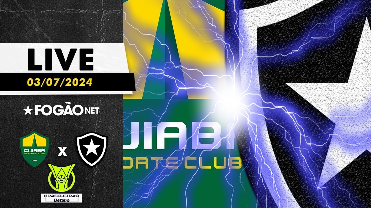 LIVE | Pré-jogo de Cuiabá x Botafogo, pela 14ª rodada do Campeonato Brasileiro