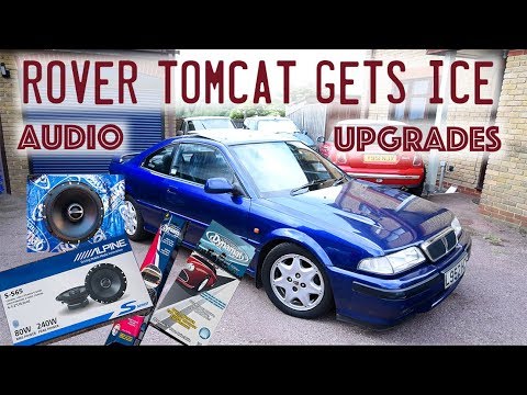Matts Garage: Rover Coupe audio upgrades