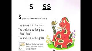 The snake is in the grass
