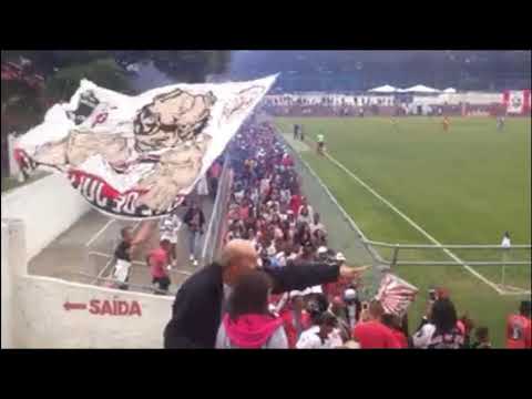 Torcida gigante do Nove de Julho FC chegando no estádio do Nacional
