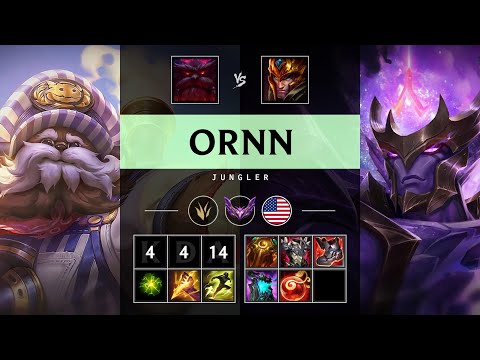 Ornn Jungle vs Jarvan IV - NA Master Patch 25.19