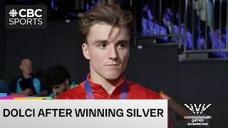 Félix Dolci on rallying to a silver medal in the men's all-around final on Commonwealth Games Day 3