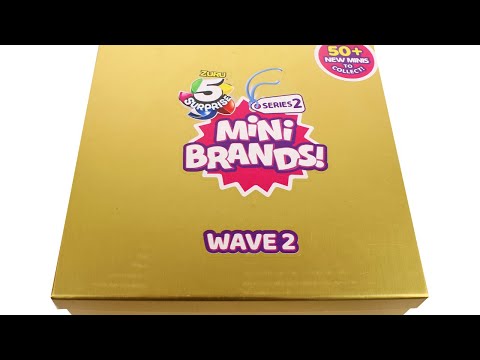 Zuru 5 Surprise Mini Brands Series 2 WAVE 2 Blind Box Unboxing Review