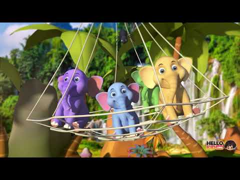 Un éléphant qui se balançait