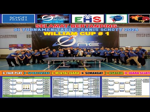 Opening William Cup 1: Semua Siap Tempur di Meja Pingpong‼️🏓🔥🔥🔥 #pingpong #tabletennis #tenismeja 