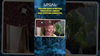 Raup Cuan hingga Jutaan Rupiah, Tukang Sapu di Blitar Kreasikan Limbah Jadi Kostum Karnaval