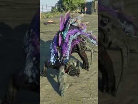 Velociraptor pack attacks Ice Stegosaurus - Jurassic World Evolution 2