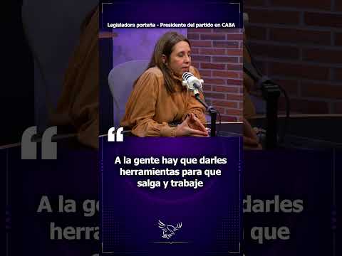 A la gente hay que darles herramientas para que salga y trabaje  #pilarramirez #politica