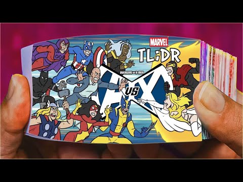 Avengers Vs. X-Men in 2 Minutes - Marvel TL;DR - Flip Book