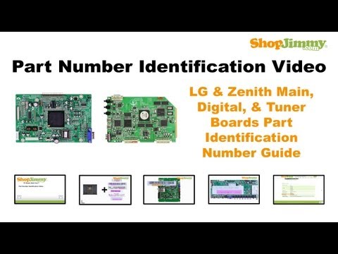 Samsung TV Repair Part Number Identification Guide for Samsung Main Boards Digital Boards