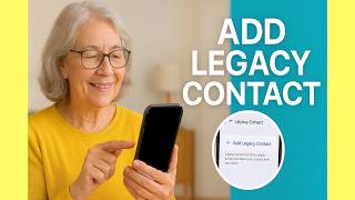 Step-by-step setup of Legacy & Recovery Contacts using a Mac Computer for your Apple Account