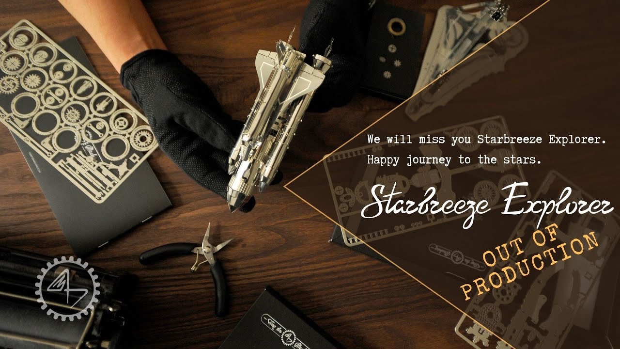 Ocelová stavebnice raketoplánu Starbreeze Explorer