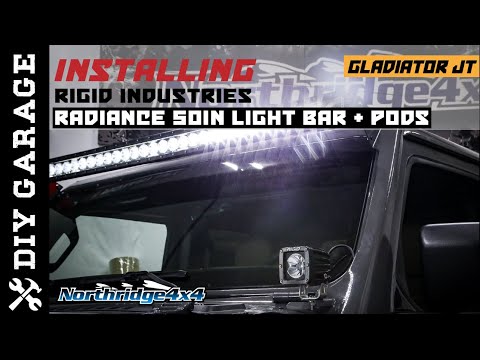 Rigid Radiance 50" Light Bar & Pods Install on Jeep JT