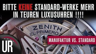 EIN MANUFAKTURWERK GEHÖRT IN JEDE TEURE LUXUSUHR!