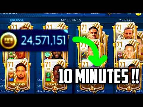 HOW TO MAKE MILLIONS QUICK AND EASY - FIFA MOBILE 19 - FASTEST WAY TO MAKE MILLIONS!!
