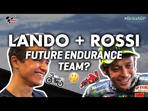 Lando Norris +  Valentino Rossi, future endurance team?! | 2019 #BritishGP