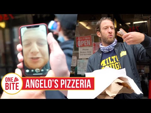 Barstool Cheesesteak Review  - Angelo's Pizzeria (Philadelphia, PA)