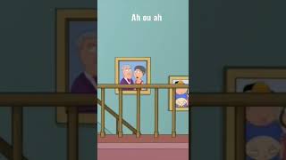 Peter is Falling down the Stars Family Guy moment