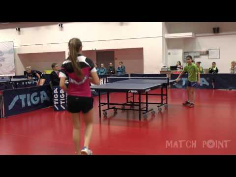 Дарья БОРДЮГОВСКАЯ - Элизабет АБРААМЯН. Суперлига КЧР 2014-2015. III тур