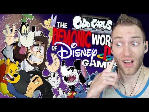 WHAT HAS DISNEY DONE?! Reacting to "The Demonic World of Disney PS1 Games" by Caddicarus