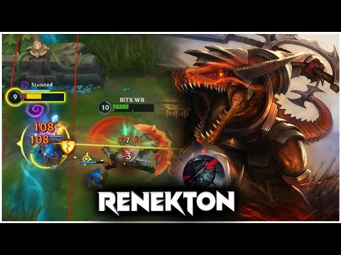 RENEKTON VS SETT IN BARONLANE(BUILD + RUNES) WILDRIFT  |  BITX WR