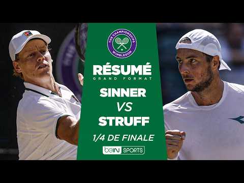 WIMBLEDON : Jannik SINNER vs Jan-Lennard STRUFF | ¼ de finale