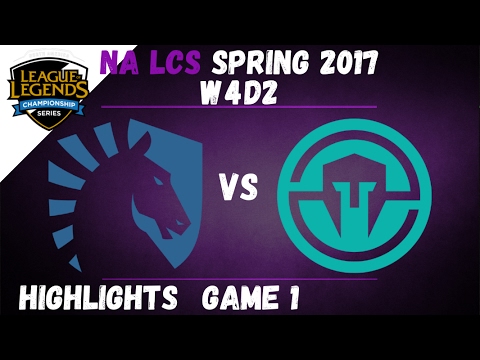 TL vs IMT Highlights Game 1 NA LCS 2017 Spring W4D2 Team Liquid vs Immortals