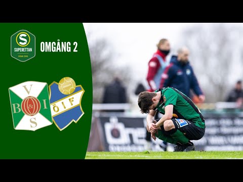 Varbergs BoIS - Östers IF | Höjdpunkter | Superettan 2024 Omgång 2
