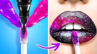 BEAUTY HACKS THAT WILL SOLVE MANY OF YOUR PROBLEMS | Beauty & Makeup Tips by 123GO! SCHOOL